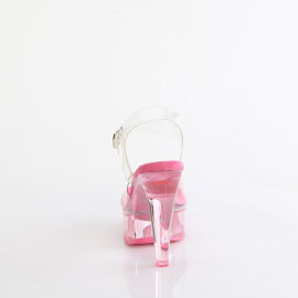 Fabulicious MARTINI-508 Sandali Con Plateau Trasparente Fumo Rosa EU-37 / US-7