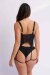 Lunalae Top Victoria Mesh Suspender Nero L