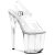 Pleaser Sandali FLAMINGO-808 Trasparente/Trasparente EU-39 / US-9