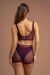 Paradise Chick Shorts Medusa Mesh Bordeaux XS/S