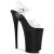 Pleaser Sandali INFINITY-908 Trasparente/Nero EU-36 / US-6