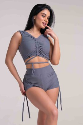 Paradise Chick Shorts Supreme Grigio S