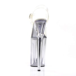 Pleaser Sandali INFINITY-908 Trasparente/Trasparente EU-38 / US-8