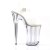 Pleaser Sandali INFINITY-908 Trasparente/Trasparente EU-38 / US-8