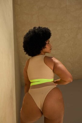 Rolling Top Hunter Neon Beige L