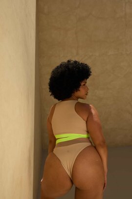 Rolling Shorts Hunter Neon Beige M