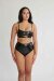 Lunalae Top Paige Effetto Vernice Nero XL