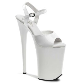 Pleaser Sandali INFINITY-909 Bianco/Bianco EU-38 / US-8