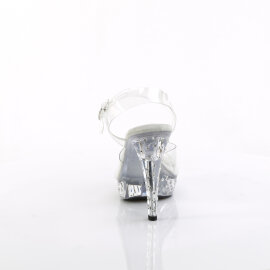 Fabulicious COCKTAIL-508SDT Sandali Con Plateau Trasparente EU-37 / US-7