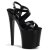 Pleaser Sandali XTREME-872 Vernice Nero/Nero EU-35 / US-5
