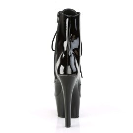Pleaser ASPIRE-1020 Stivaletti - Vernice Nero/Nero EU-37 / US-7
