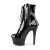 Pleaser ASPIRE-1020 Stivaletti - Vernice Nero/Nero EU-37 / US-7