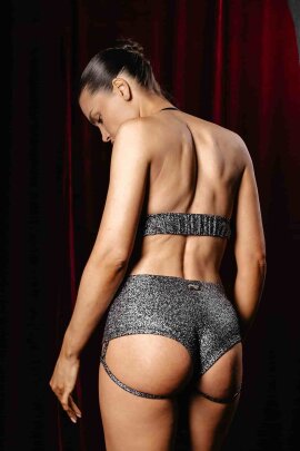Polerina Shorts Exotica Argento Stardust M