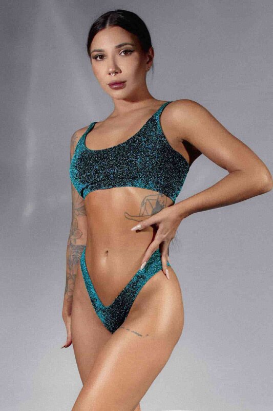 Polerina Top Pixi Plata Stardust L