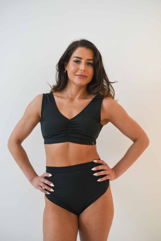 Pole Addict Top Tulipe Nero XS