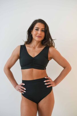 Pole Addict Top Tulipe Nero XS
