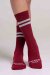 Paradise Chick Supreme Poledance Calzini Bordeaux
