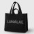 Lunalae Borsa Tote Diamante Nero