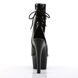 Pleaser ASPIRE-1018 Stivaletti - Vernice Nero/Nero EU-37 / US-7