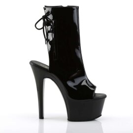 Pleaser ASPIRE-1018 Stivaletti - Vernice Nero/Nero EU-37 / US-7