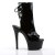 Pleaser ASPIRE-1018 Stivaletti - Vernice Nero/Nero EU-37 / US-7