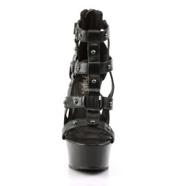 Pleaser Sandali DELIGHT-682 Similpelle Nero/Nero EU-40 /...