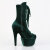 Pleaser FLAMINGO-1045VEL Stivaletti Con Plateau Velluto Verde EU-42 / US-12