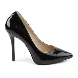 Pleaser AMUSE-20 Décolleté Vernice Nero EU-44 / US-14
