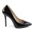 Pleaser AMUSE-20 Décolleté Vernice Nero EU-44 / US-14