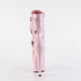 Pleaser ADORE-1043 Stivaletti con Plateau Vernice Rosa Chiaro EU-40 / US-10