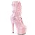 Pleaser ADORE-1043 Stivaletti con Plateau Vernice Rosa Chiaro EU-40 / US-10