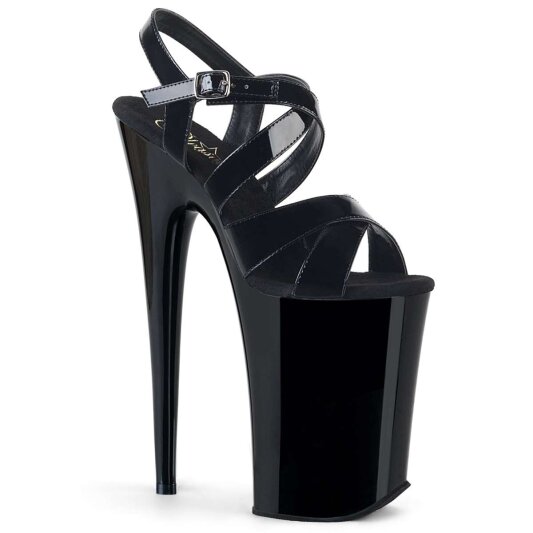 Pleaser Sandali INFINITY-997 Vernice Nero/Nero EU-35 / US-5