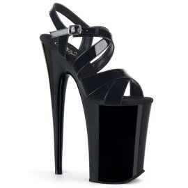 Pleaser Sandali INFINITY-997 Vernice Nero/Nero EU-35 / US-5