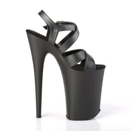 Pleaser Sandali INFINITY-997 Similpelle Nero/Nero Opaco EU-36 / US-6