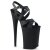 Pleaser Sandali INFINITY-997 Similpelle Nero/Nero Opaco EU-36 / US-6