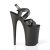 Pleaser Sandali INFINITY-997 Similpelle Nero/Nero Opaco EU-36 / US-6