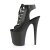 Pleaser FLAMINGO-800-20 Stivaletti - Similpelle Nero/Nero Opaco EU-39 / US-9