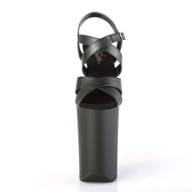 Pleaser Sandali INFINITY-997 Similpelle Nero/Nero Opaco...