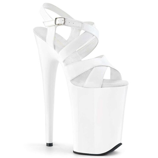 Pleaser Sandali INFINITY-997 Vernice Bianco/Bianco EU-36 / US-6