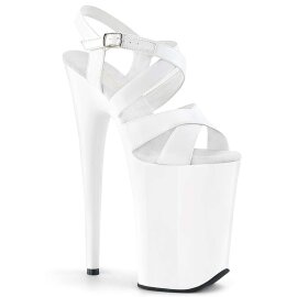 Pleaser Sandali INFINITY-997 Vernice Bianco/Bianco EU-37...