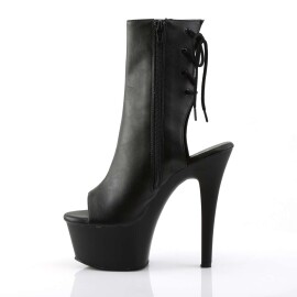 Pleaser ASPIRE-1018 Stivaletti - Similpelle Nero/Nero Opaco EU-39 / US-9
