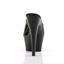 Pleaser Sandali KISS-201 Vernice Nero/Nero EU-35 / US-5