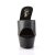 Pleaser Sandali KISS-201 Similpelle Nero/Nero Opaco EU-35 / US-5