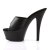 Pleaser Sandali KISS-201 Similpelle Nero/Nero Opaco EU-37 / US-7