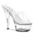 Pleaser Sandali KISS-201 Trasparente/Trasparente EU-35 / US-5