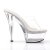 Pleaser Sandali KISS-201 Trasparente/Trasparente EU-35 / US-5