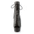 Pleaser DELIGHT-1016 Stivaletti - Similpelle Nero/Nero Opaco EU-37 / US-7
