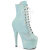 Pleaser ADORE-1020SDG Stivaletti Con Plateau Glitter Blu EU-40 / US-10