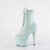 Pleaser ADORE-1020SDG Stivaletti Con Plateau Glitter Blu EU-40 / US-10