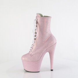Pleaser ADORE-1020SDG Stivaletti Con Plateau Glitter Rosa EU-40 / US-10